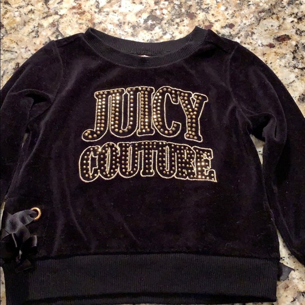 Juicy Couture Black Sweatshirt